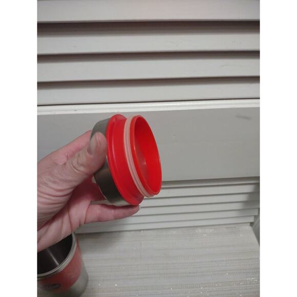 Disney Mickey's Really Swell Coffee Brand Red Travel Tumbler Mug Mickey Mouse - Picture 5 of 12